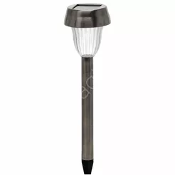 Lampa solarna Mino srebrna zimny biały