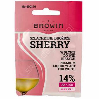 Drożdże winiarskie w płynie Sherry 20ml