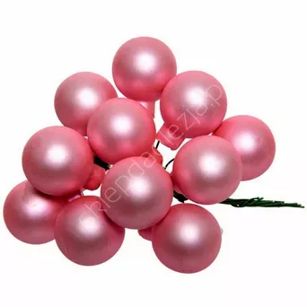 Pik bombka 20mm róż mat