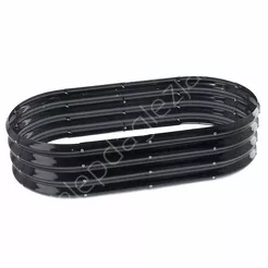 Grządka warzywna 120*60*30cm owalna antracyt