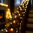 Lampki 500 LED  białe ciepłe dł. 3+25m wewzew