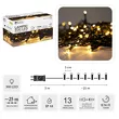 Lampki 500 LED  białe ciepłe dł. 3+25m wewzew