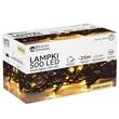 Lampki 500 LED  białe ciepłe dł. 3+25m wewzew