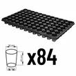 Wielodoniczka plastikowa 38*45/84 okr.