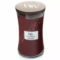 Świeca Wood Wick duża Black Cherry