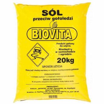 Sól drogowa 20kg worek