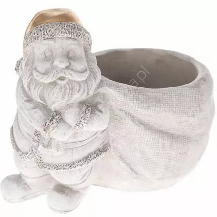 Doniczka cer Dakls Beton Mikołaj h-15,5cm