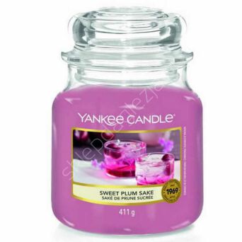 Świeca Yankee Candle Słoik średni Sweet Plum Sake