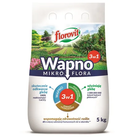 Florovit Wapno granulowane   5kg mikroflora