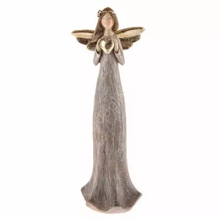 Aniołek z sercem 25 cm