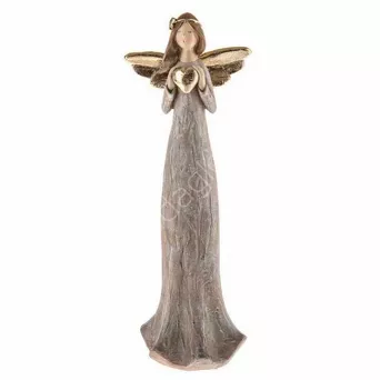 Aniołek z sercem 25 cm