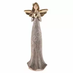 Aniołek z sercem 25 cm