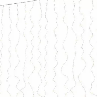 Lampki 100 LED białe ciepłe Kurtyna 0,9x1m