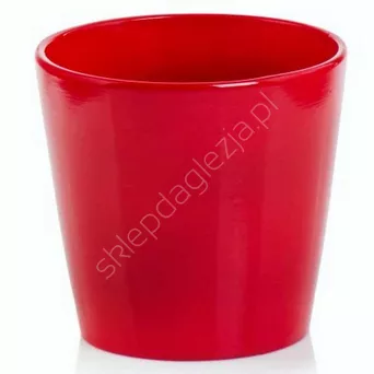 Doniczka cer P 71.039.17 czerwona