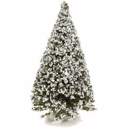 Choinka ośnieżona, choinka biało złota