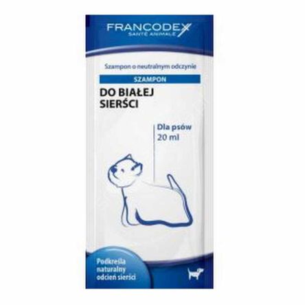 Szampon Francodex dla psów o sierści białej 20ml