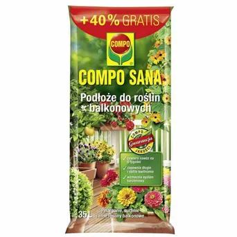Ziemia 35l 40% gratis rośliny balkonowe Compo Sana