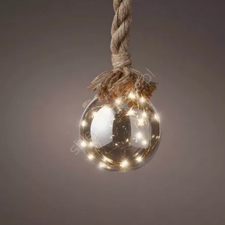 Kula na sznurku 10x100cm 15 LED