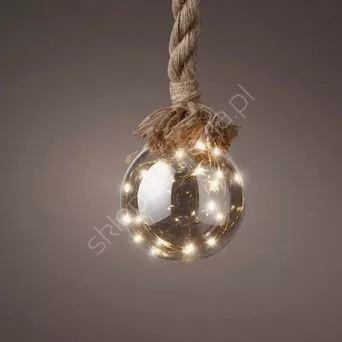 Kula na sznurku 10x100cm 15 LED