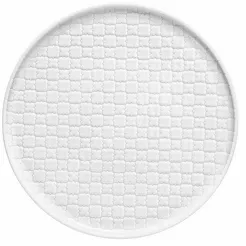 Lubiana Talerz płytki Marrakesz biały 26cm