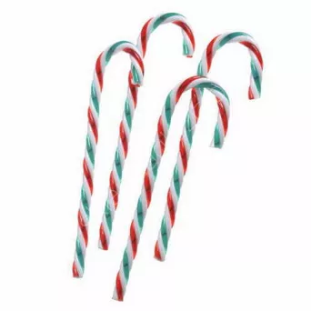 Zawieszka choinkowa laska 4szt