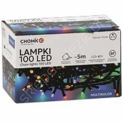 Lampki 100 LED multikolor dł. 3+5m