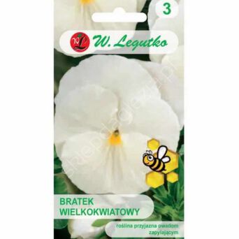 Bratek wielokwiatowy Firnenschnee 0.5g  L
