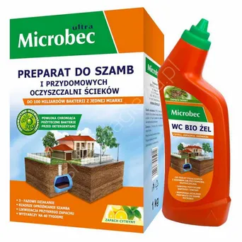 Microbec Ultra 1kg cytrus + bio żel 0,5l 