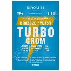 Drożdże gorzelnicze Turbo Grom 75-7dni 185g