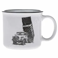 Kubek ceramiczny retro 480ml