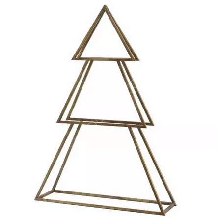 Choinka metalowa złota 56x16x80cm