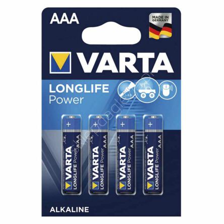 Bateria Varta 4szt 1.5V LR03 AAA LongLife Power
