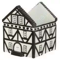 Osłonka ceramiczna domek 11X10X13cm