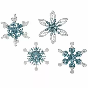 Zawieszka Śnieżynka 2cm