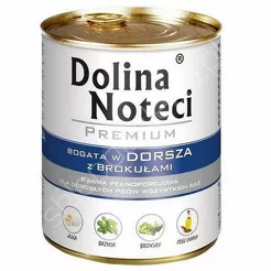 Dolina Noteci  800g dla psa dorsz z brokułami