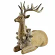 Renifer leżący brązowy 30,5x15,5x28,5cm