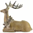 Renifer leżący brązowy 30,5x15,5x28,5cm