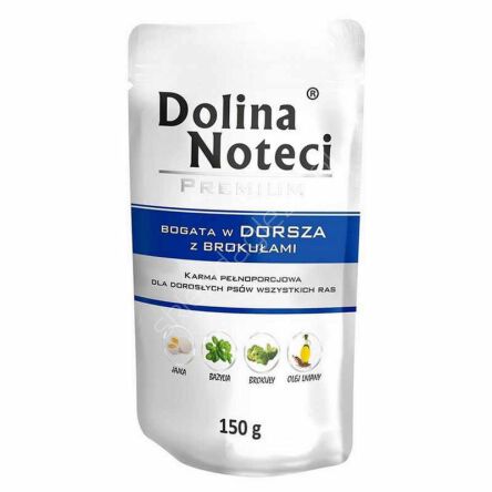 Rafi Dolina Noteci 150g dla psa dorsz z brokułami
