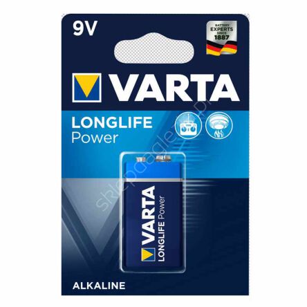 Bateria Varta 1szt 9,0V Longlife Power 6LR61