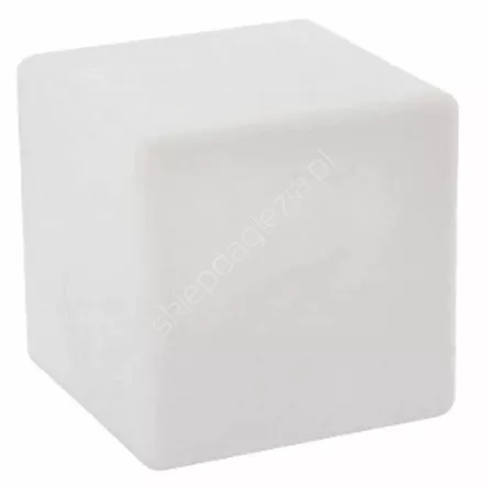 Lampa solarna Kostka biała 40*40*41cm multikolor z pilotem