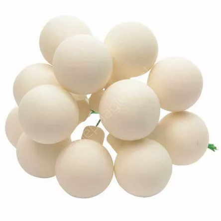 Pik bombka 25mm biały mat