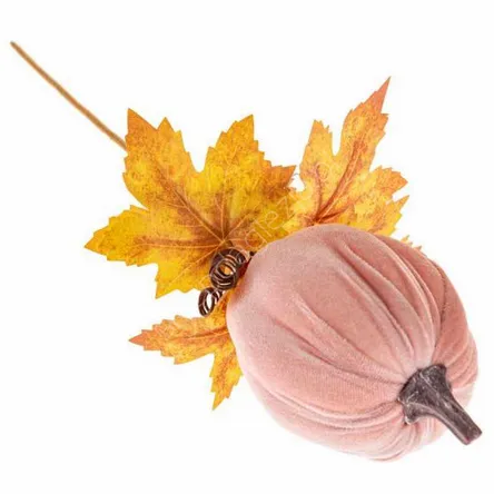Pik Dynia materiałowa pudrowy róż 48cm