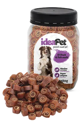 IdeaPet Kaczka z rybą sushi 180g
