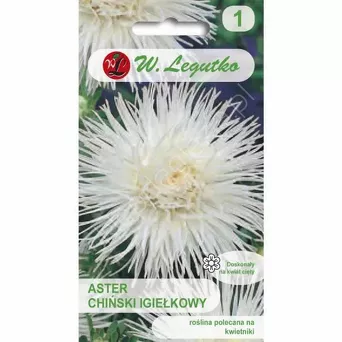 Aster igiełkowy biały 1,00g  L