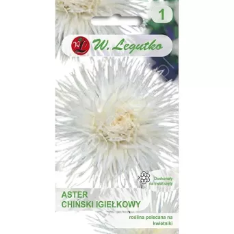 Aster igiełkowy biały 1,00g  L