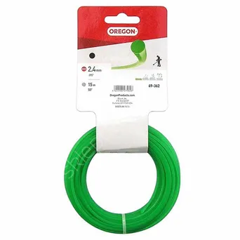 Żyłka 2,4mm  15m Oregon okrągła etykieta 