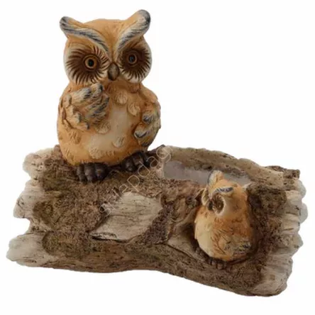Doniczka ceramiczna Sowy na gałęzi 38*19,3*33,5cm