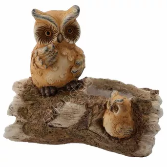 Doniczka ceramiczna Sowy na gałęzi 38*19,3*33,5cm