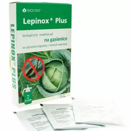 Biocont Lepinox Plus Gąsienice na kapuście 3x5g