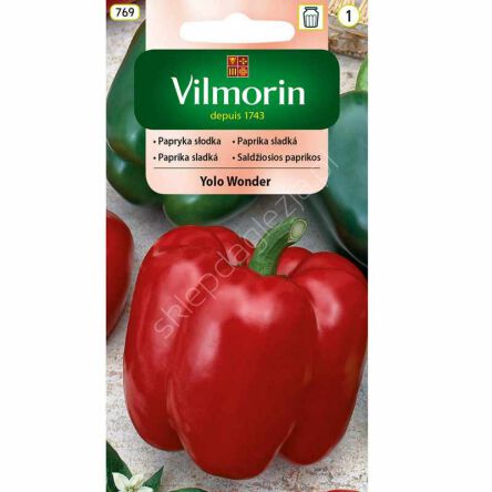Papryka Yolo Wonder słodka 0,5g Vilmorin 